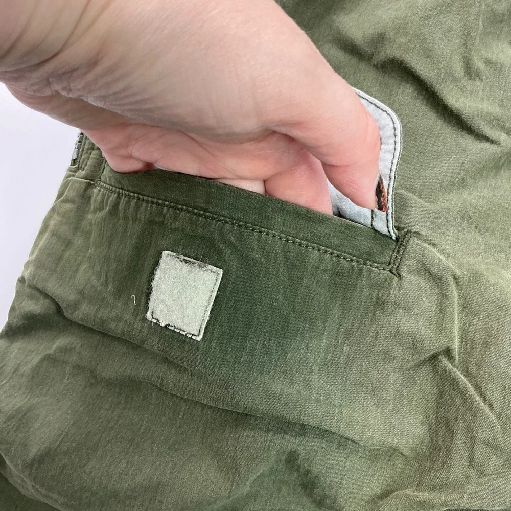 L.L. Bean Olive Green Cargo Pants Boys Medium Adventure Utility Trousers